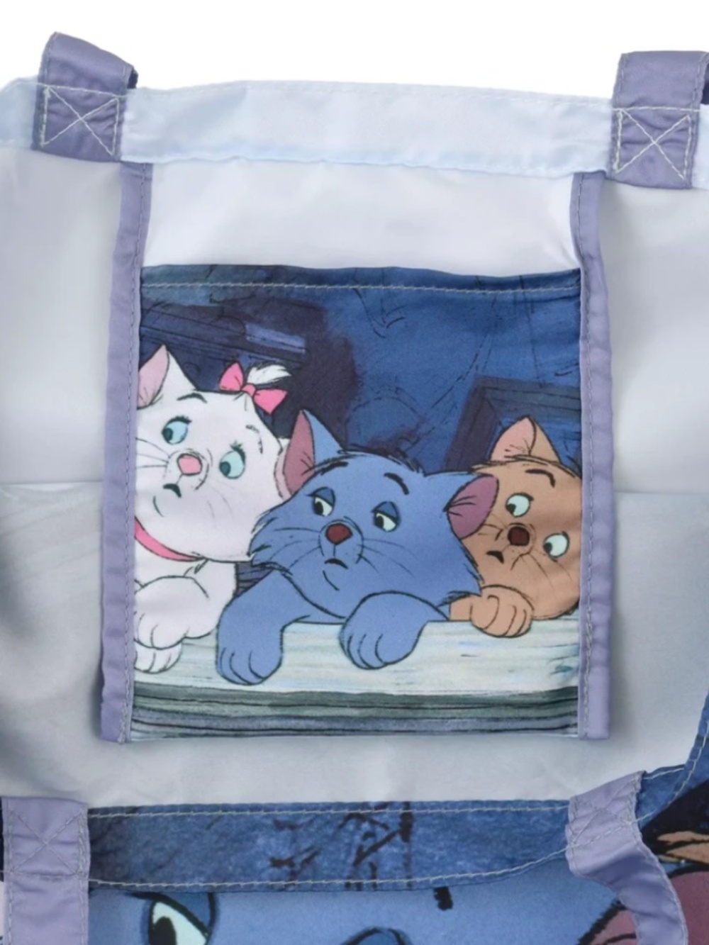 Disney Store Japan Aristocats Marie Berlioz Toulouse Foldable Eco Tote Bag NWT - Picture 6 of 10